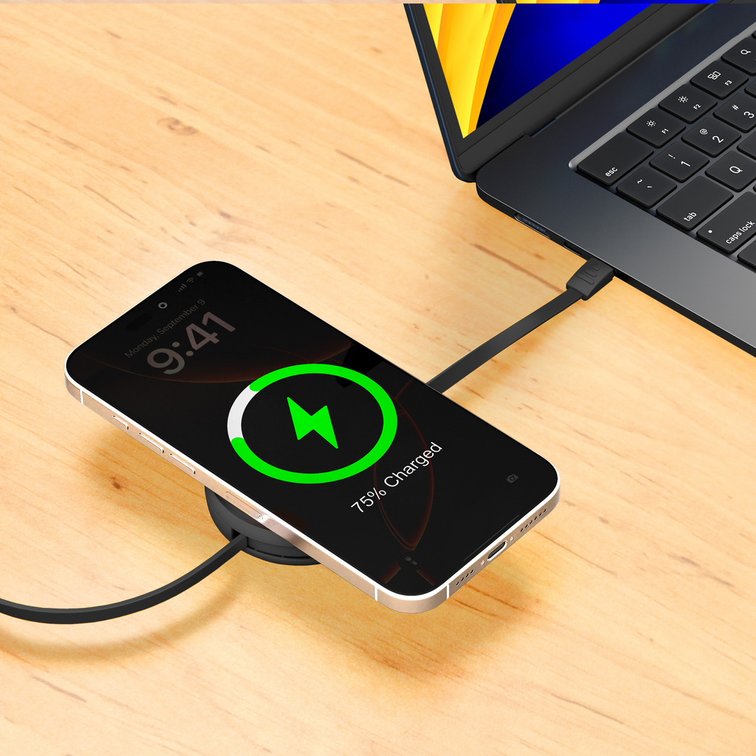 2-IN-1 RETRACTABLE CABLE WITH WIRELESS CHARGER