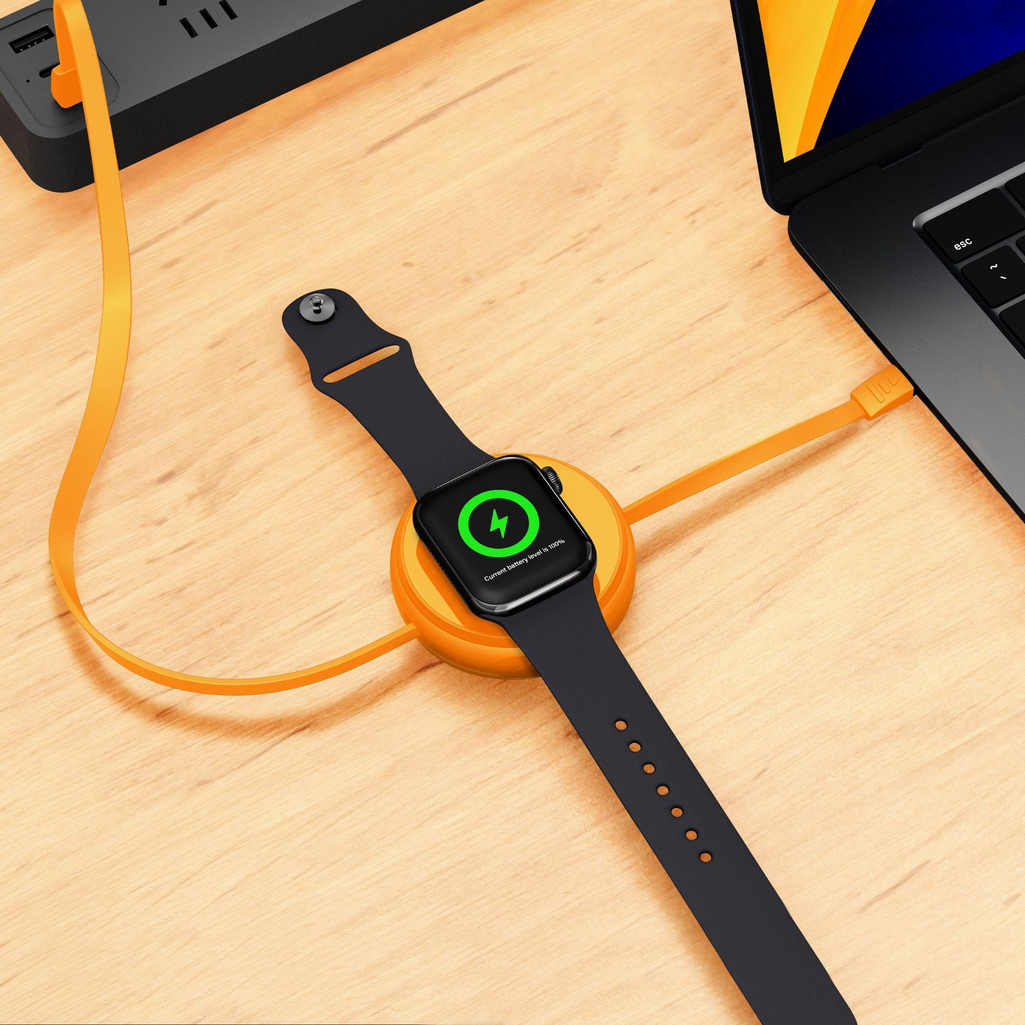 2-IN-1 RETRACTABLE CABLE WITH WIRELESS CHARGER