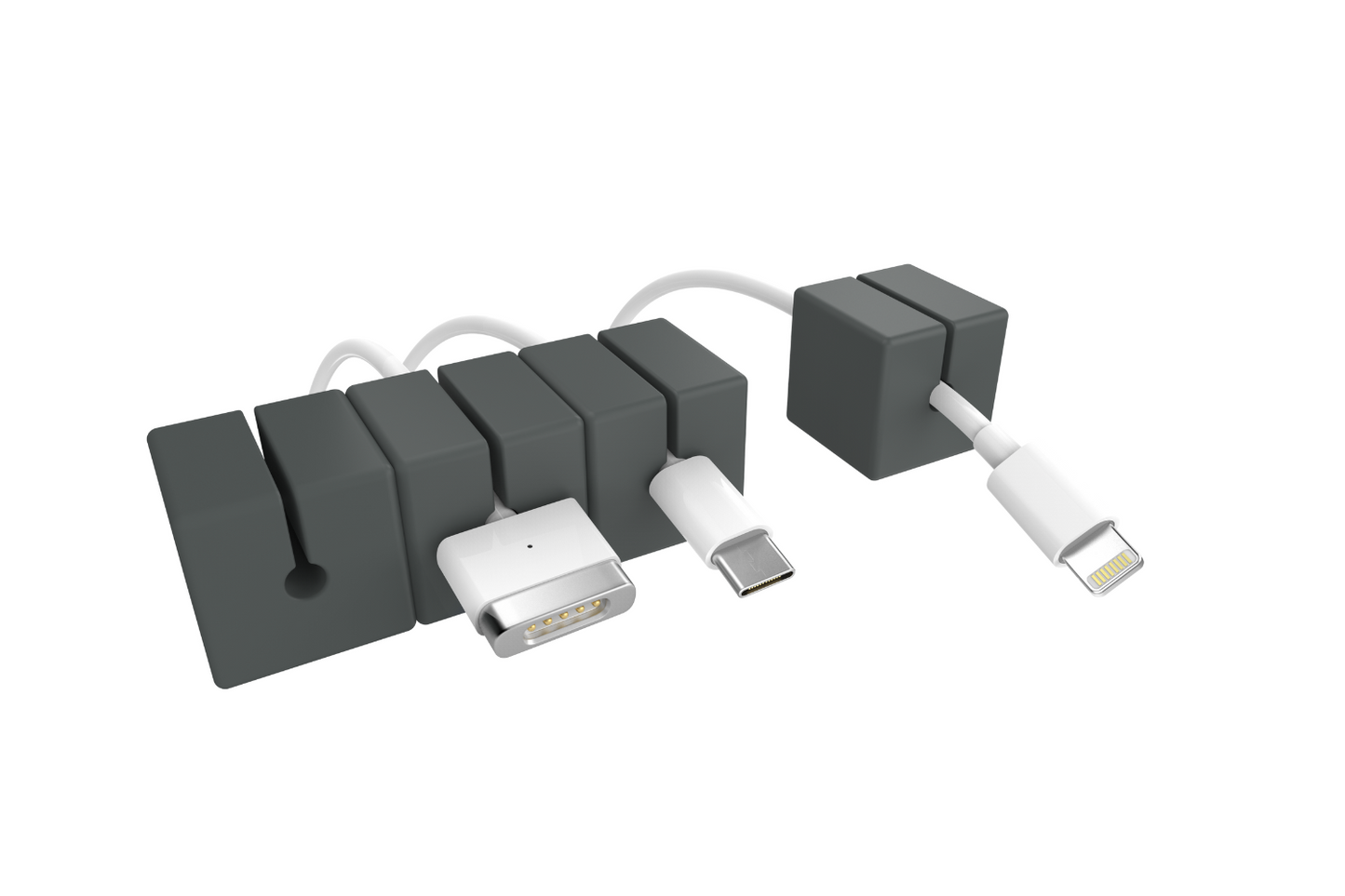 CABLE BLOCKS - GRAY (4 PACK)