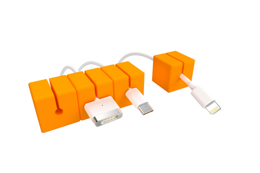 CABLE BLOCKS - ORANGE (4 PACK)