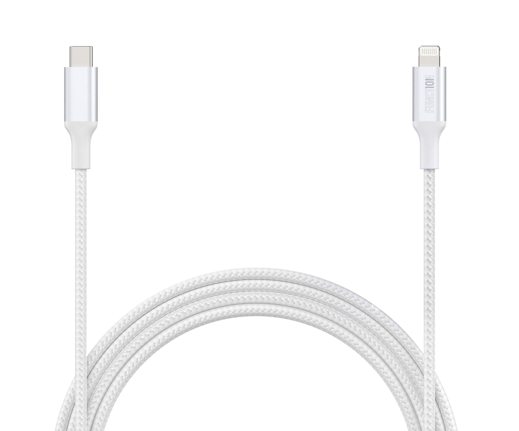 ESSENTIAL  APPLE MFI CHARGE CABLE - (USB-C TO LIGHTNING) - WHITE