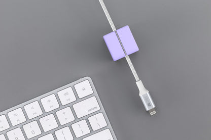 CABLE BLOCK SOLO - Purple (3 Pack)